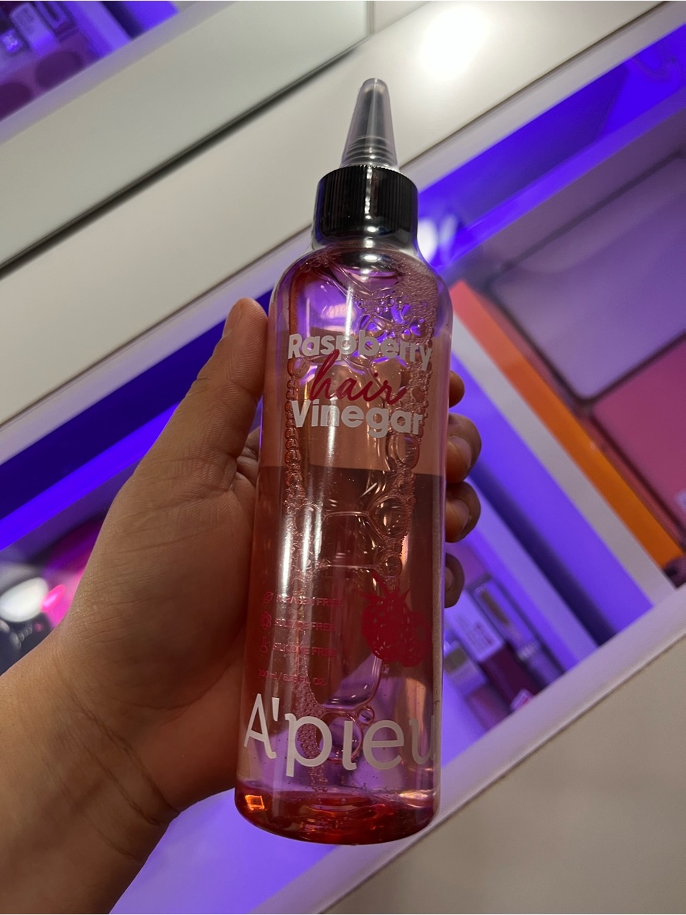 Raspberry Hair Vinegar - Pink